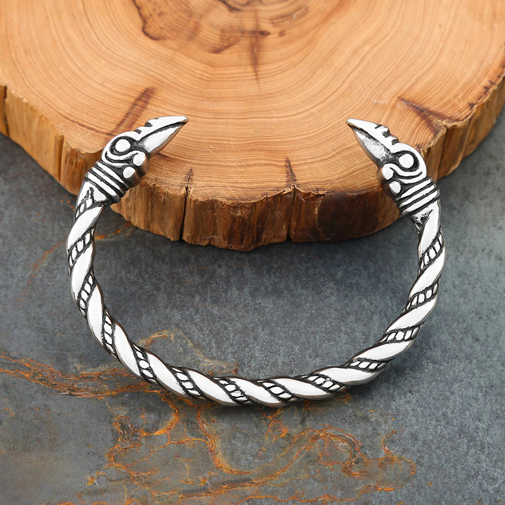 PENDRA Ravencrest Stainless Steel Viking Bracelet