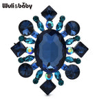 PENDRA Royale Palace Crystal Round Flower Brooch