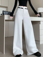 PENDRA Woolen Waisted Loose Pants