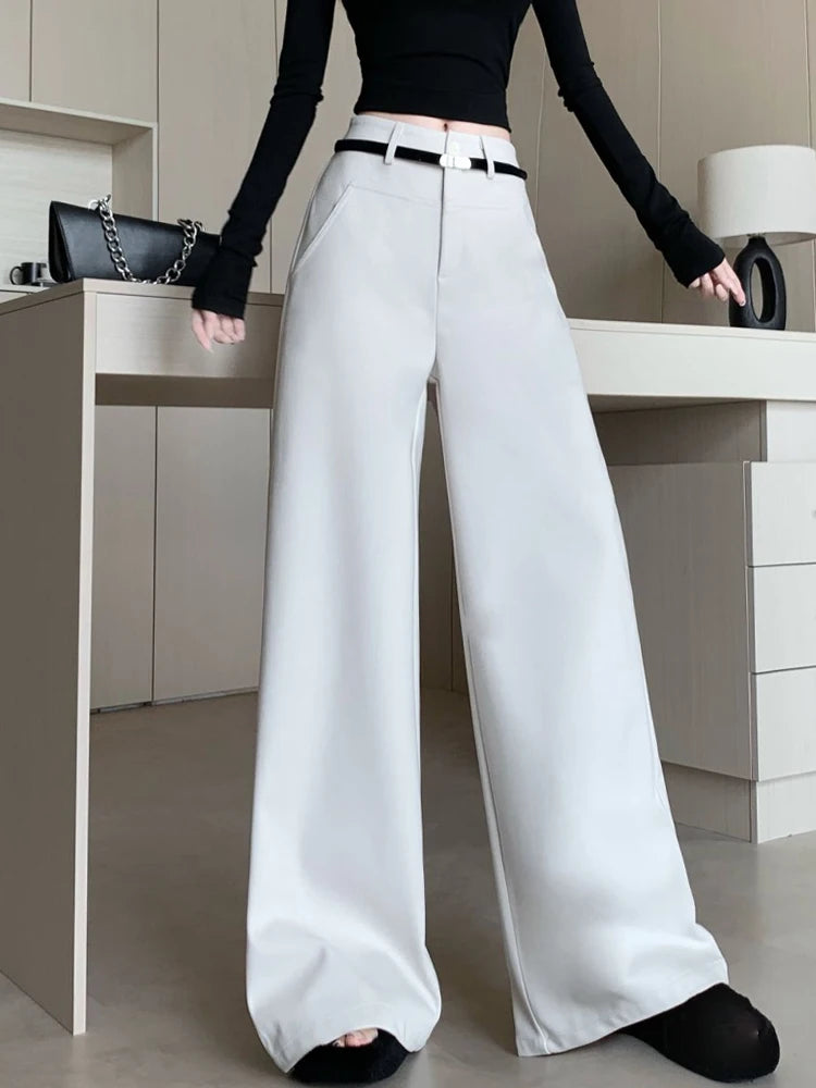PENDRA Woolen Waisted Loose Pants
