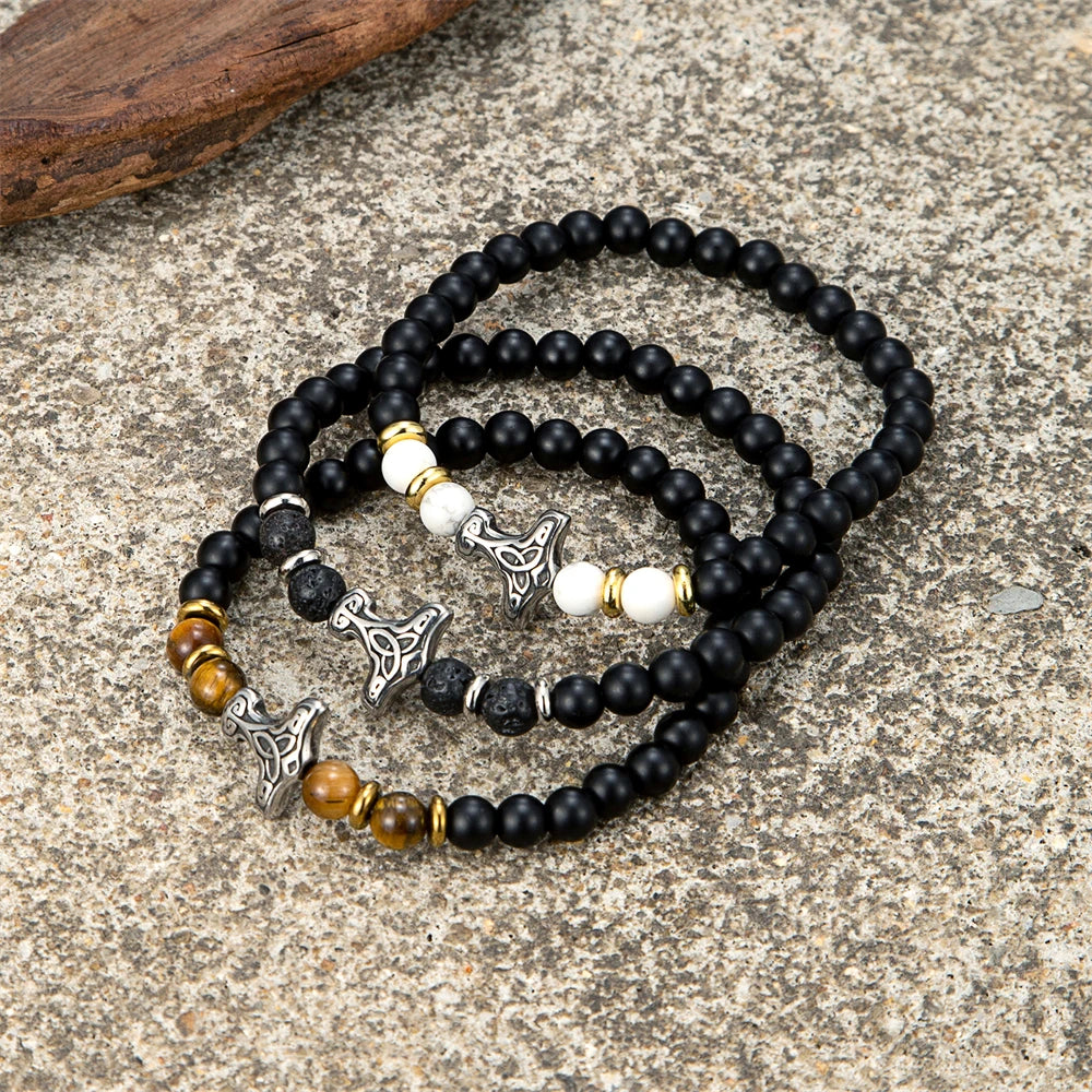 PENDRA Thor Hammer Classic Steel Bracelet