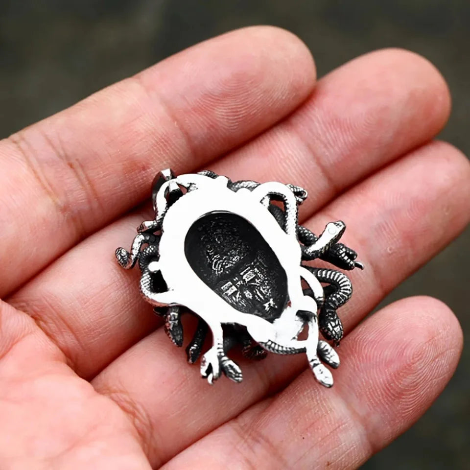 PENDRA Medusa 316L Stainless Steel Gothic Pendant