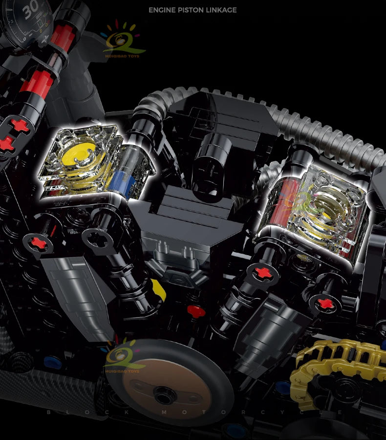 PENDRA Motorbike High Tech Building Set