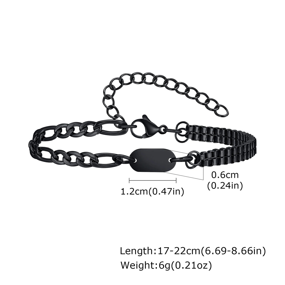 Initials Bracelets for Men Women Couple,Alphabet A-Z 26 Letter Stainless Steel Chain Link Wristband,Valentine's Day Gift for BBF