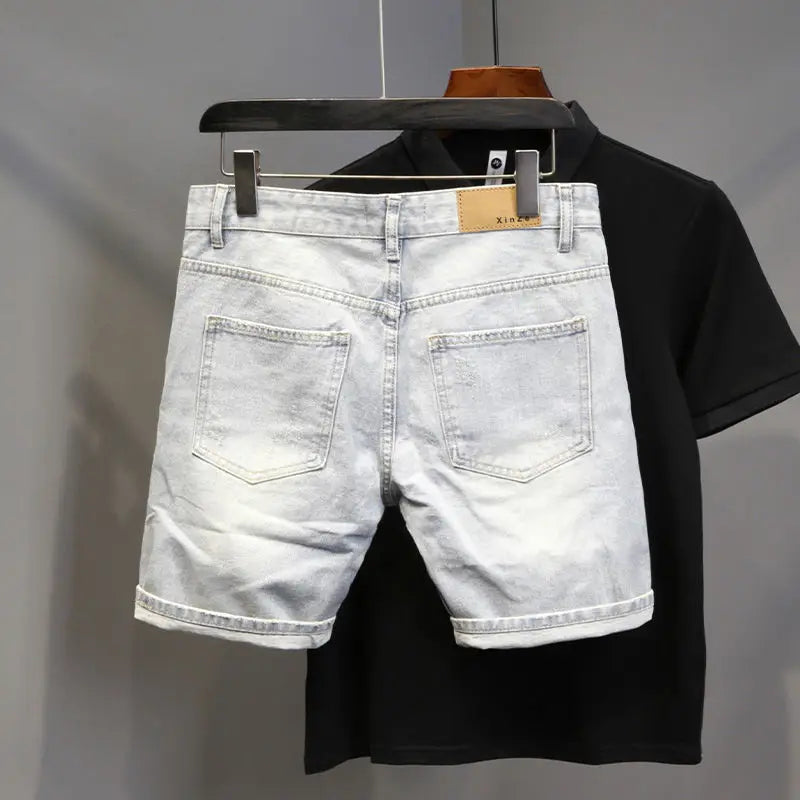 PENDRA Korean Distressed Cat Shorts