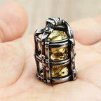 PENDRA Skullcage 316L Stainless Steel Cage Pendant