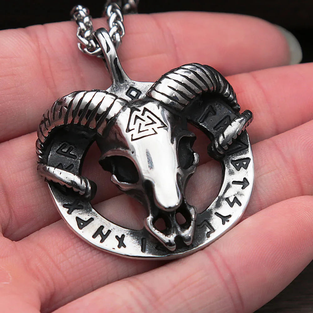 PENDRA Goathead Gothic 316L Stainless Steel Pendant