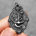 PENDRA Anchor Mermaid Steel Necklace
