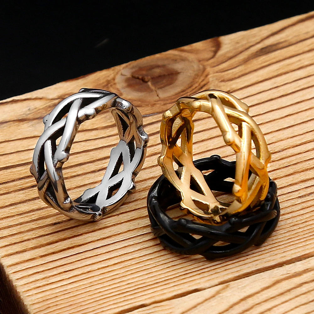 PENDRA Thornvine Punk Thorn Vine Ring