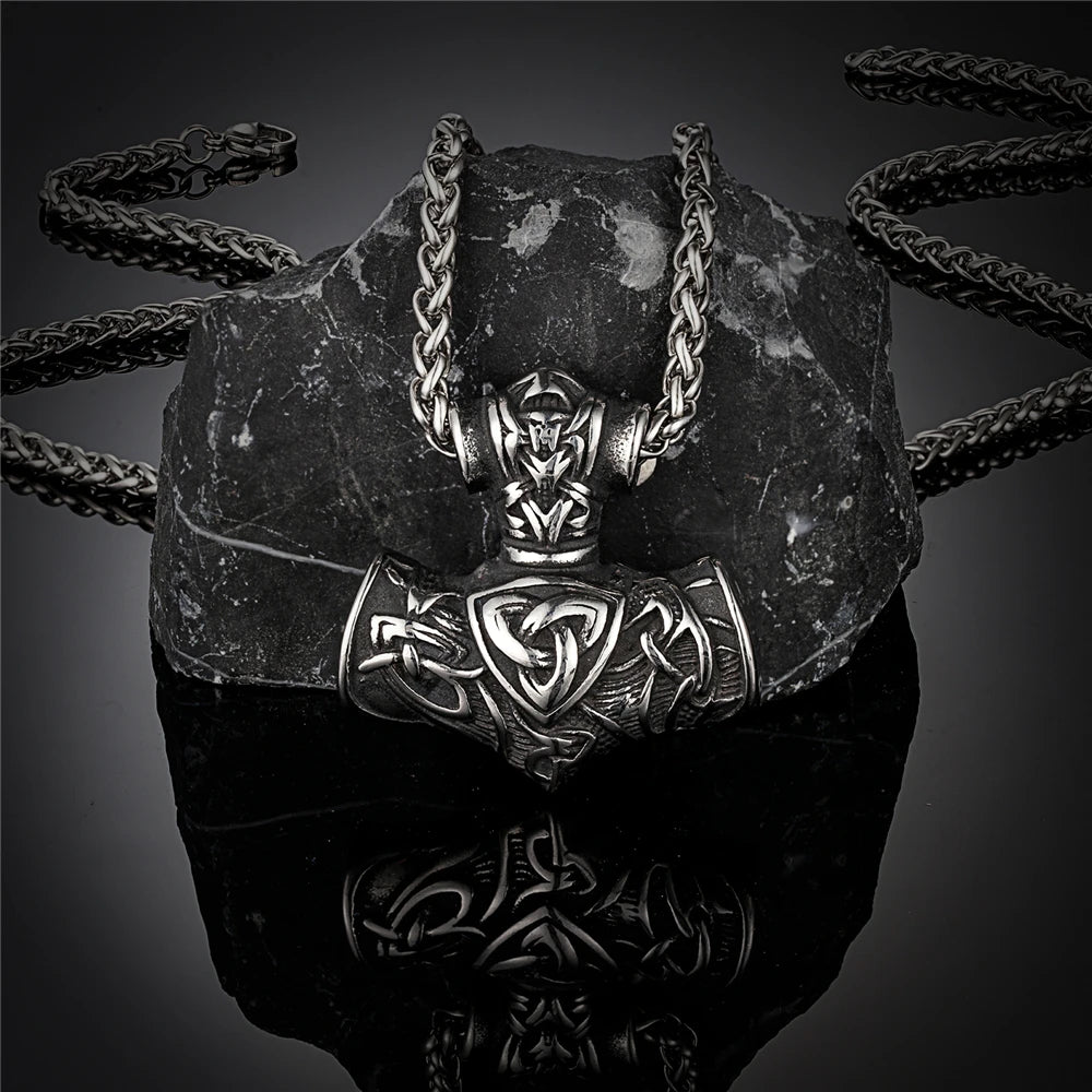 PENDRA Rune Norse Vegvisir Necklace