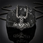 PENDRA Rune Norse Vegvisir Necklace