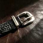 PENDRA Rheaelle Metal Black Metal Buckle Punk Belt