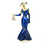 PENDRA Gardenia Floral & Animal Brooch Collection