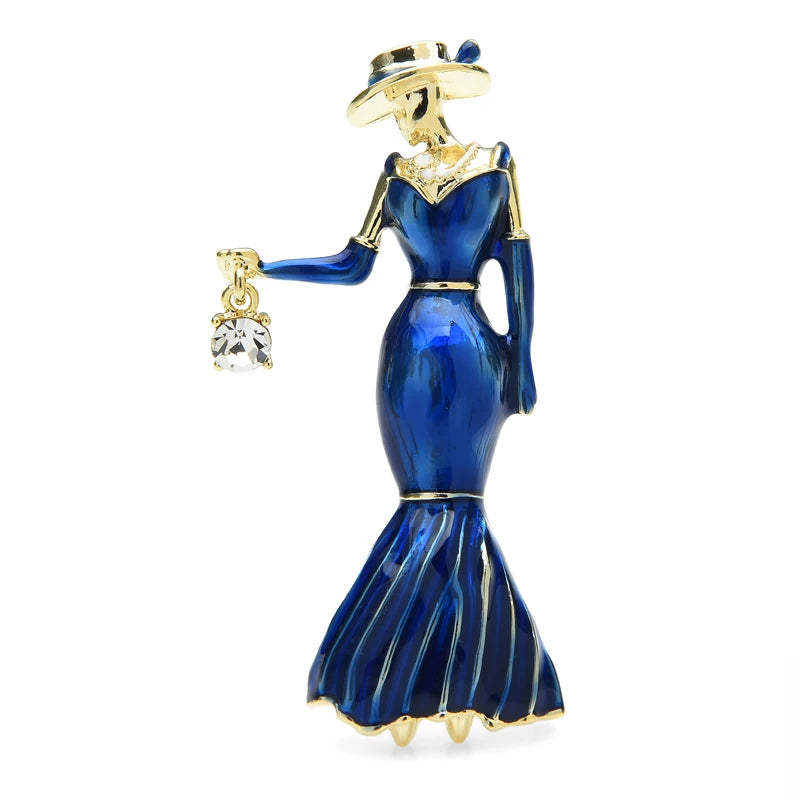 PENDRA Gardenia Floral & Animal Brooch Collection