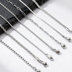 Men's Thin Chain Bracelets,Stainless Steel Silver Color Adjustable Metal Wristband,Classic Hip Hop Trendy Chain Gift