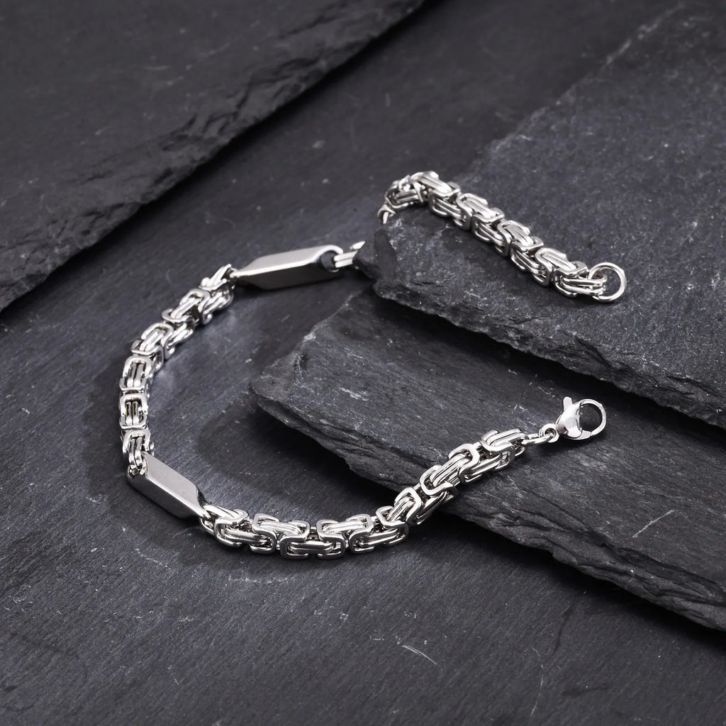 PENDRA Thin Byzantine Bracelet