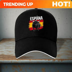 1pc of "ESPANA" Featuring a Spanish Bull, a Printed Baseball Cap That Is Unisex And Appropriate for Any Season
