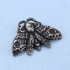 PENDRA Moonmoth Stainless Steel Moon Moth Pendant