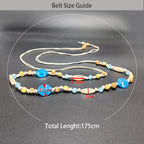 PENDRA Celesia Floral Luxury Waist Chain Belt