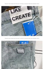 PENDRA Straight Leg Denim Washed Pants