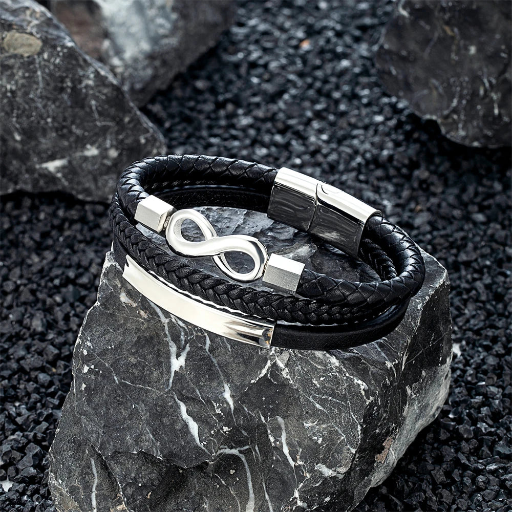 PENDRA Infinity Steel Bracelet