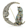 PENDRA Lunelle Rhinestone Brooch