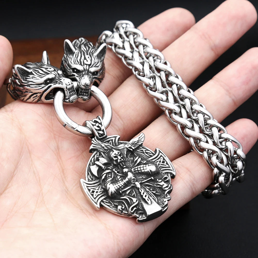 PENDRA Ravenwarrior Viking Warrior Pendant