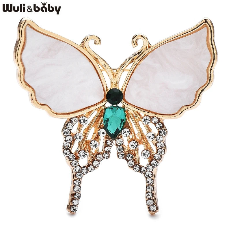 PENDRA Abalone Shell Butterfly Brooch