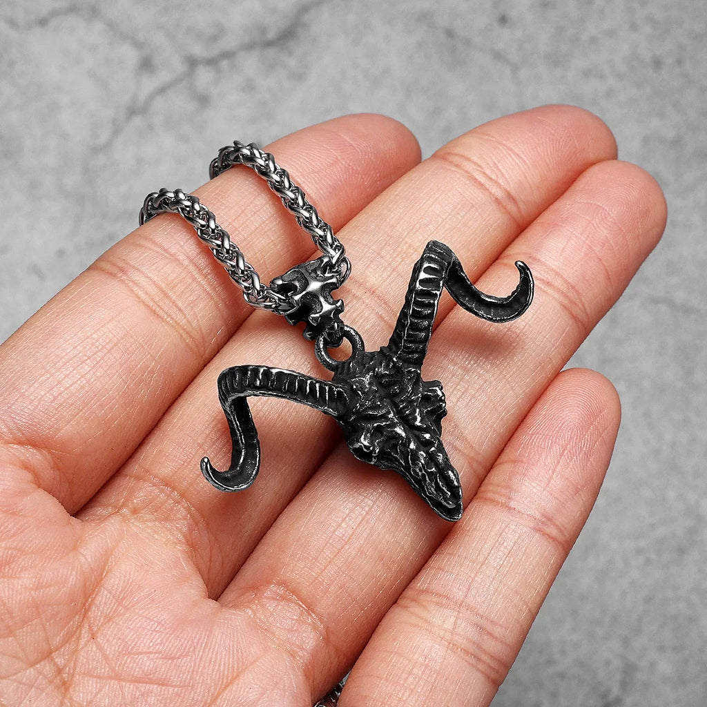 PENDRA Tavnora Skull Motif Necklace