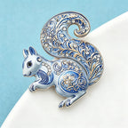 PENDRA Squirrel Animal Brooch