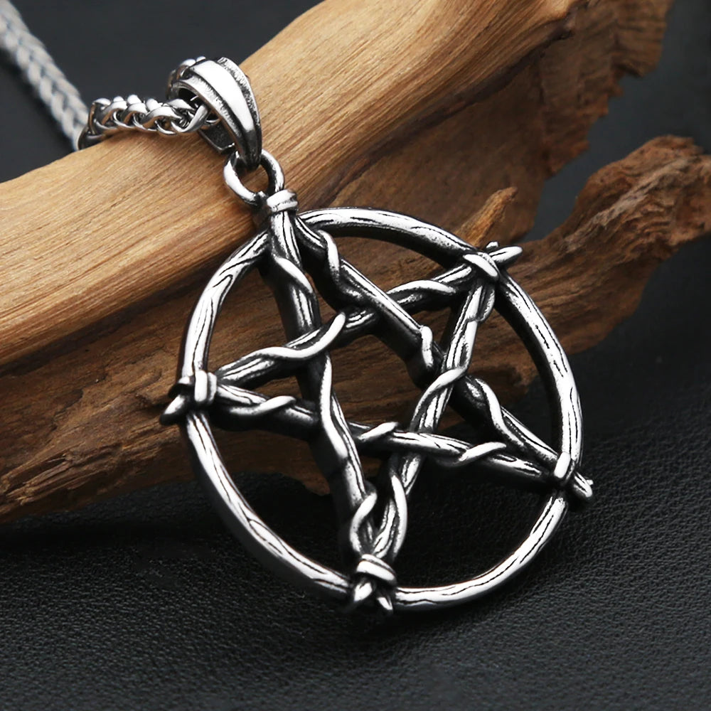 PENDRA Davidstar Stainless Steel Star of David Pendant