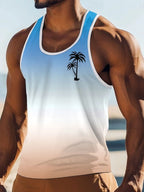 PENDRA Sleeveless Hawaiian Seaside T-Shirt