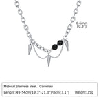 PENDRA Rolo Cone Chain Necklace