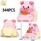 PENDRA Cute Pig Micro Building Set