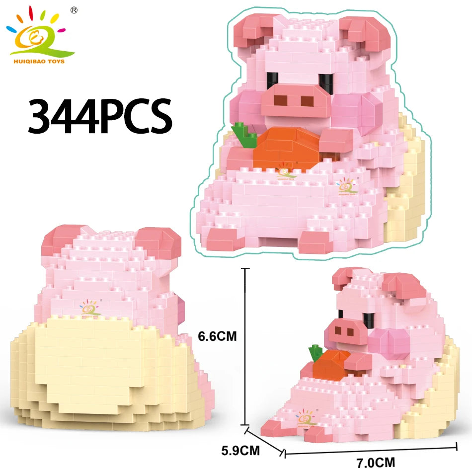 PENDRA Cute Pig Micro Building Set