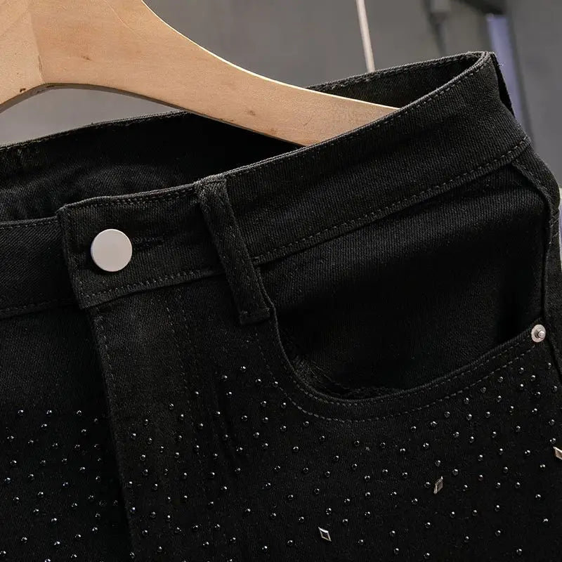 PENDRA Hot Diamond Black Jeans