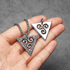 PENDRA Celtic Knot Steel Necklace