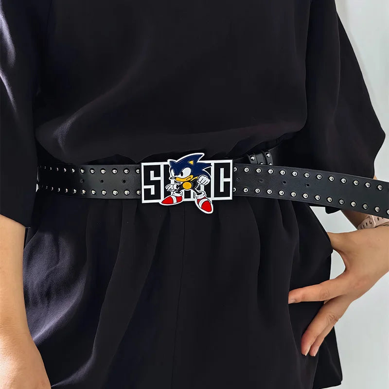 PENDRA Zaralia Black Y2K Belt