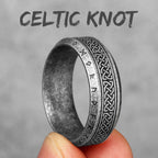 Vintage Nordic Viking Runes Celtic Knot Series Stainless Steel Womens Mens Rings Punk Biker Jewelry Creativity Gift Wholesale