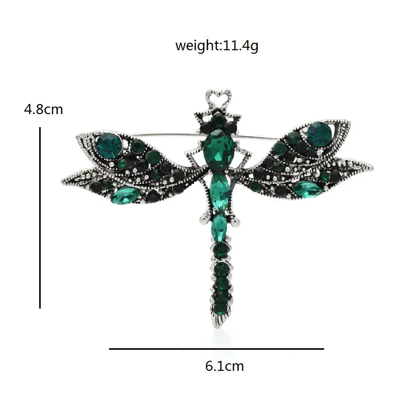 PENDRA Vintage Dragonfly Brooch
