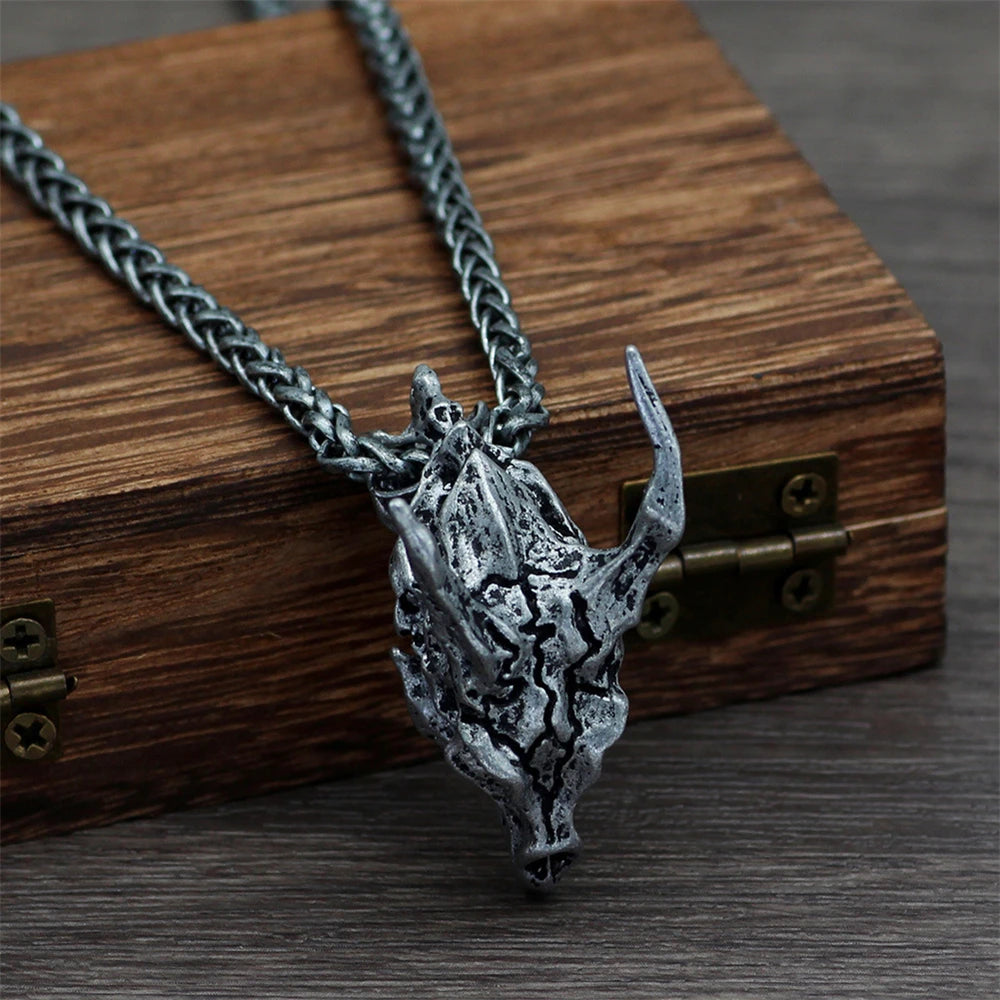 PENDRA Dragon Silver Necklace