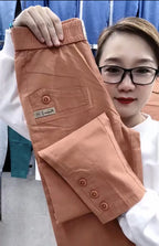 Women Cotton Linen Harun Pants Summer Loose New 2023 Ladies High Waist Versatile Thin Slim Casual Pants Female Nine-Point Pants