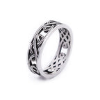 PENDRA Celticknot Stainless Steel Celtic Knot Ring