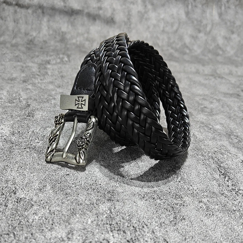 PENDRA Zaraara Black Cross Luxury Belt