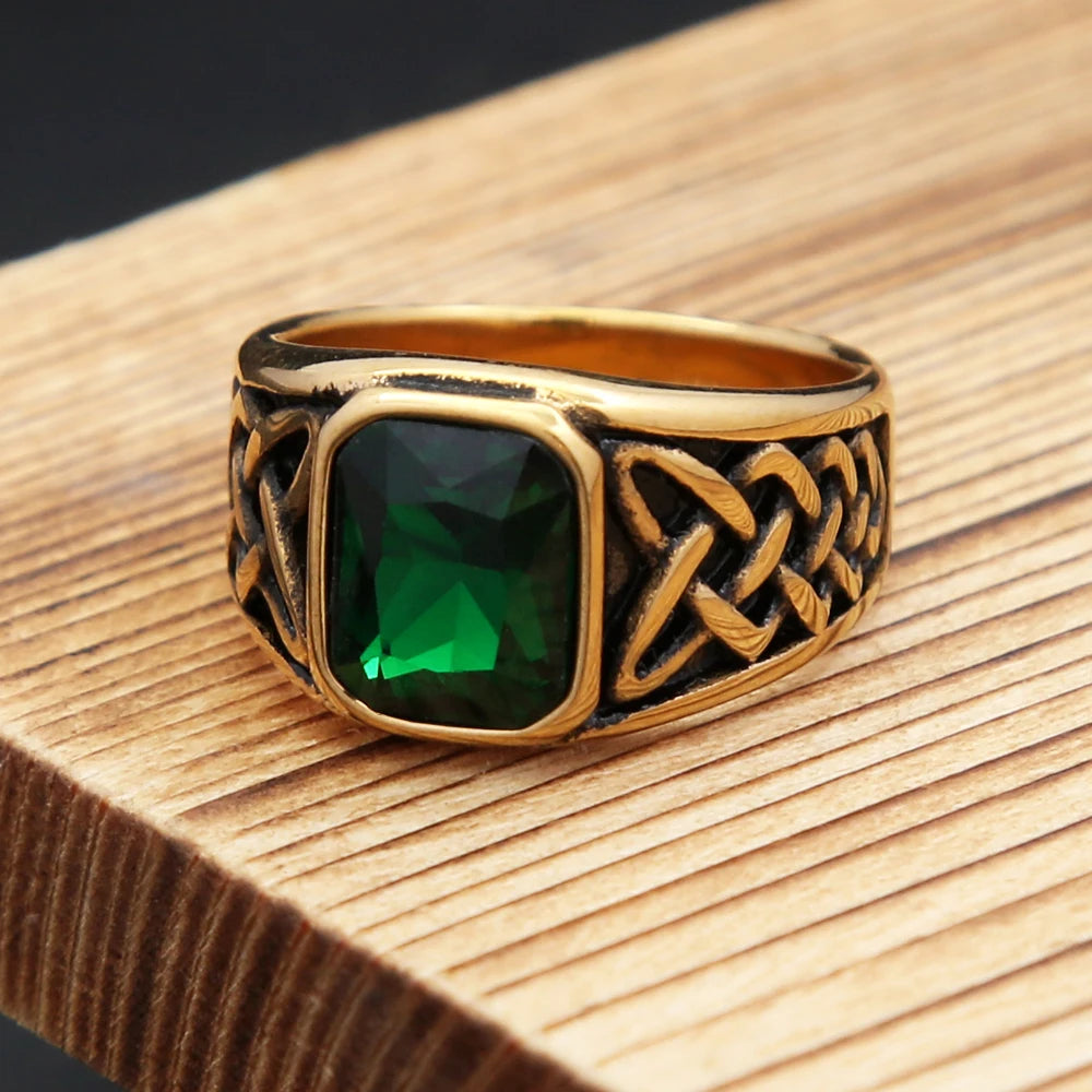 PENDRA Valknot Nordic Viking Knot Rune Ring