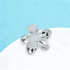 PENDRA Steelbloom 2-Color Stainless Steel Flower Brooch