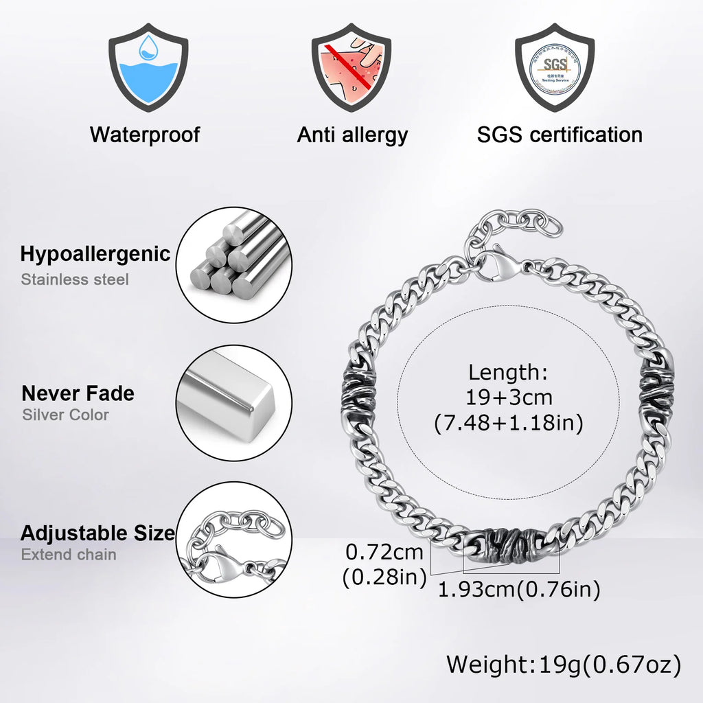PENDRA Cuban Twisted Link Bracelet