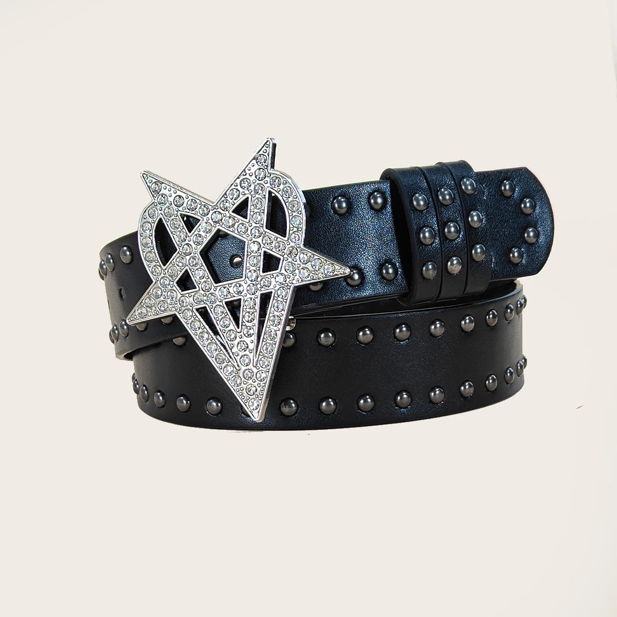 Heavy Retro Rivet Belt For Men and Women Luxury Designer Fashion Personality High-End Waistband With Jeans New Plus Belt Trend