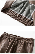 PENDRA Waist Straight Leg Elastic Pants