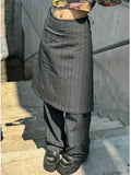 PENDRA Striped Fart Curtain Pants